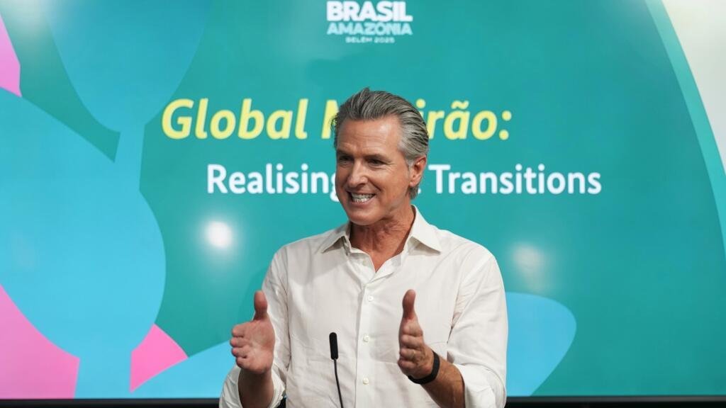El gobernador de California arremete en la COP30 contra la "tonta" postura climática de Trump