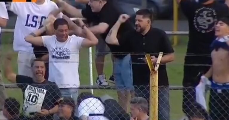 Como un hincha más: el festejo de Agustín Orion en la tribuna por el histórico ascenso de Midland a la Primera Nacional