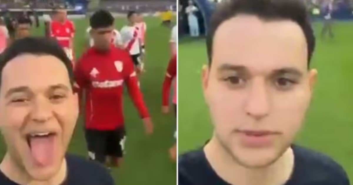Quién es el joven que se hizo viral tras la agresión de Salas al final el Superclásico entre Boca y River: "No tuve intenciones de burlarme”