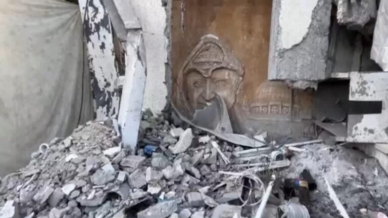 La antigua casa de Yasser Arafat en Gaza, de símbolo histórico a refugio entre ruinas