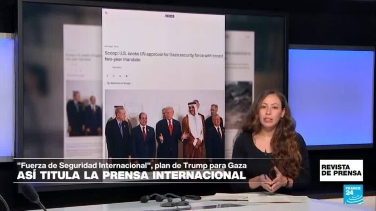 "EE. UU. busca la aprobación de la ONU para formar una fuerza de seguridad en Gaza": 'Axios'
