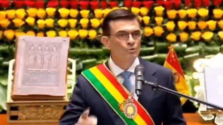 Rodrigo Paz asume la presidencia de Bolivia y anuncia regreso de la embajada de EE. UU.