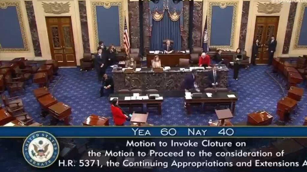 Senado estadounidense aprueba reabrir el Gobierno tras 41 días de cierre