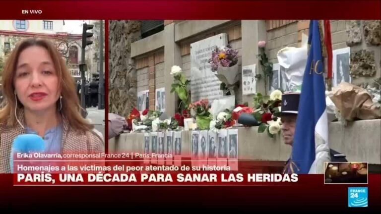 París: minuto de silencio y ofrendas florales, los homenajes a las víctimas del 13 de noviembre
