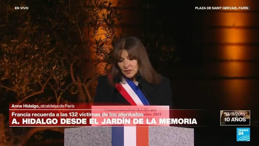 Anne Hidalgo, alcaldesa de París, sobre el 13 de noviembre: “Una de las noches más oscuras”