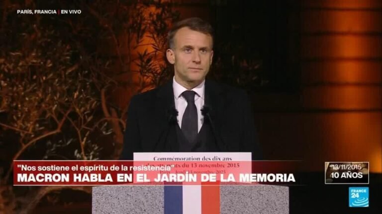 Emmanuel Macron: "continuaremos la lucha contra el terrorismo sin descanso y por nuestra juventud"