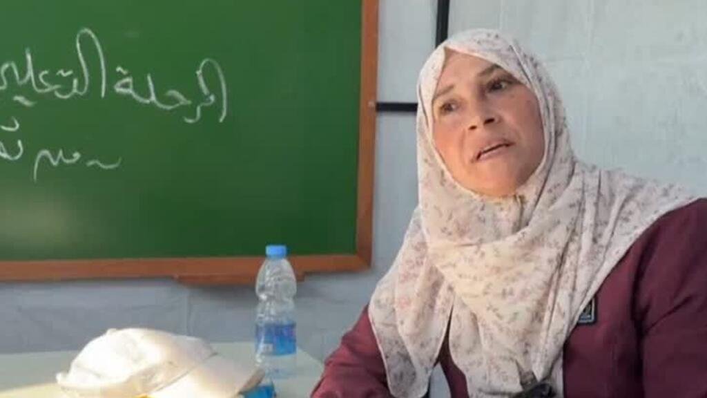 Retorno a clases en Gaza: aulas improvisadas tras el cese al fuego