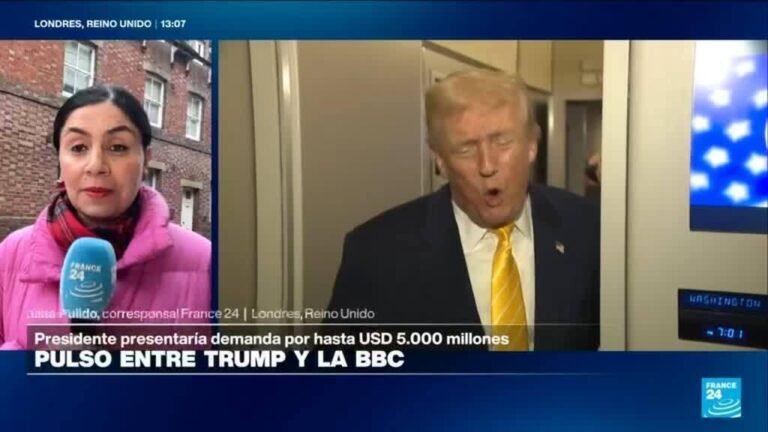 Informe desde Londres: Trump amenaza con demanda multimillonaria contra la BBC
