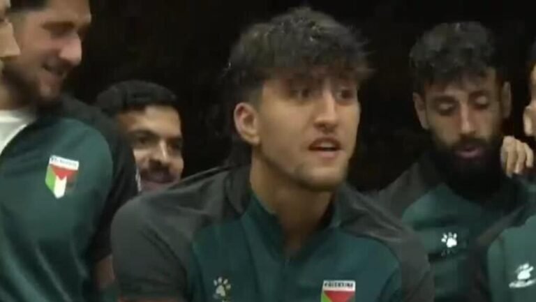 Selección Palestina de fútbol juega por primera vez en suelo europeo