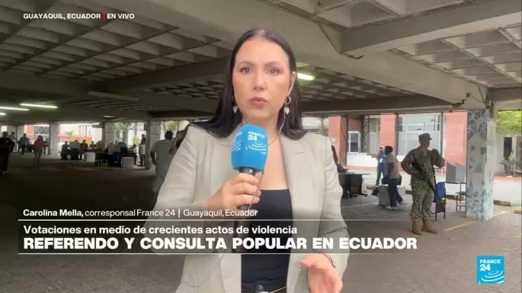 Informe desde Guayaquil: fuerte despliegue de seguridad en referendo y consulta popular en Ecuador