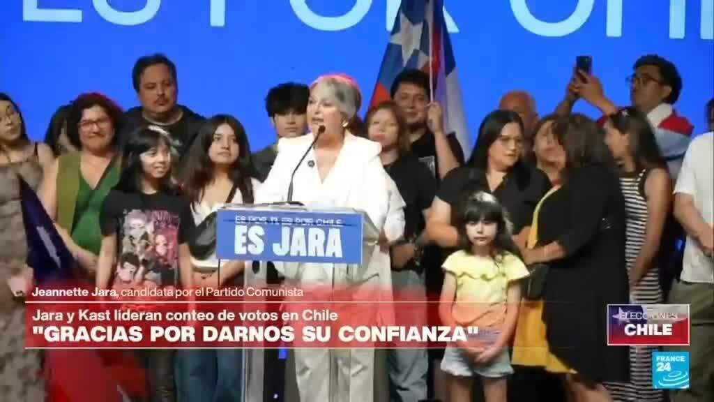 Jeannette Jara: "gracias por la confianza, nuestro país tiene futuro"