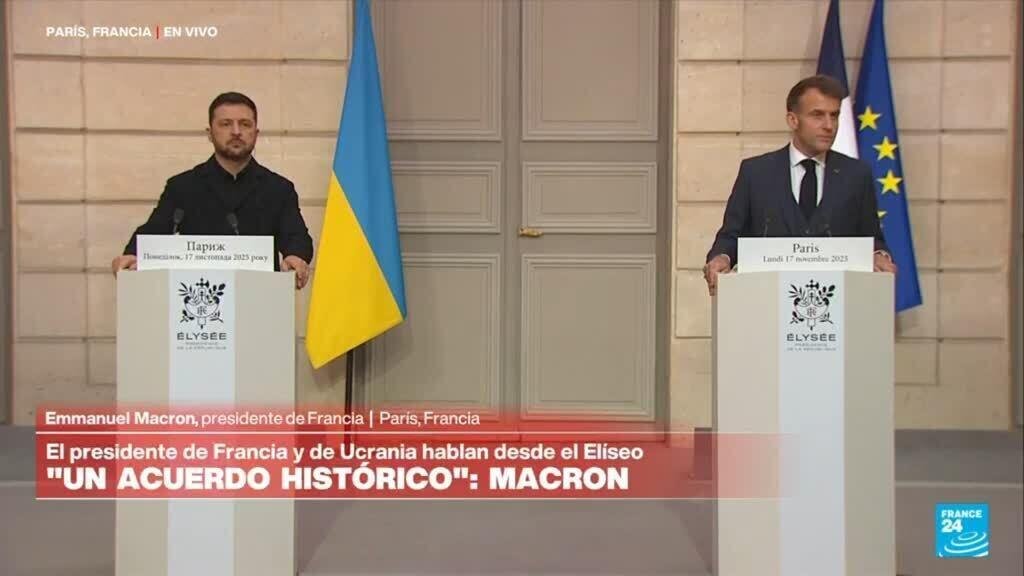 Macron y Zelenski firman acuerdo de compra de aviones Rafale y otras armas