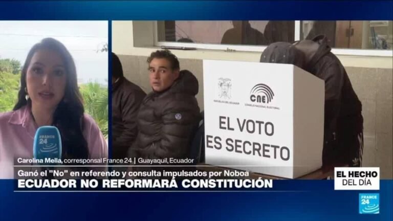 Informe desde Guayaquil: Ecuador dijo "no" a consulta y referendo