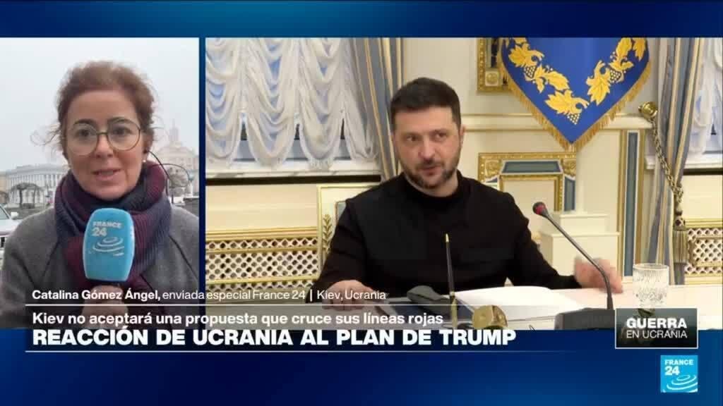 Informe desde Kiev: Ucrania reacciona al plan estadounidense mientras esperan propuesta europea