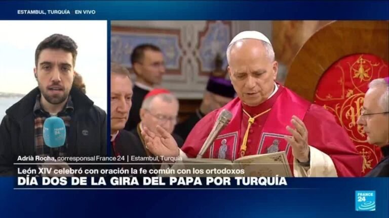 Informe desde Estambul: papa León XIV celebra misa en las ruinas de una iglesia en Nicea