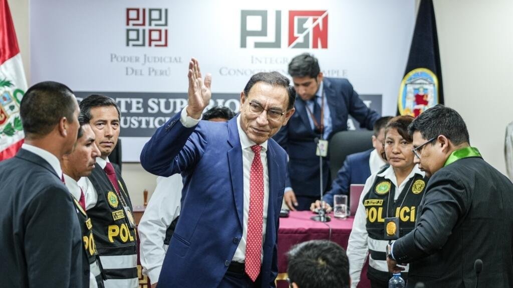 La justicia de Perú condena a 14 años de cárcel al expresidente Martín Vizcarra
