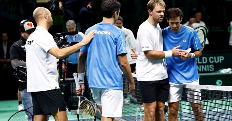 Copa Davis: Argentina peleó mano a mano con Alemania, pero quedó eliminada tras perder el punto del dobles en un dramático tie break