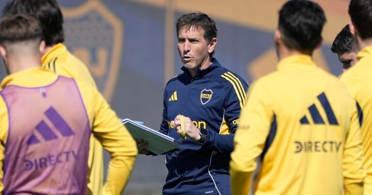 Boca: Úbeda ensayó con el once que venció a River para dar el primer paso en los playoffs ante Talleres mientras se empieza a hablar de su continuidad