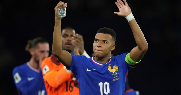 Francia con Mbappé vs Ucrania, por las Eliminatorias UEFA al Mundial 2026: minuto a minuto, en directo