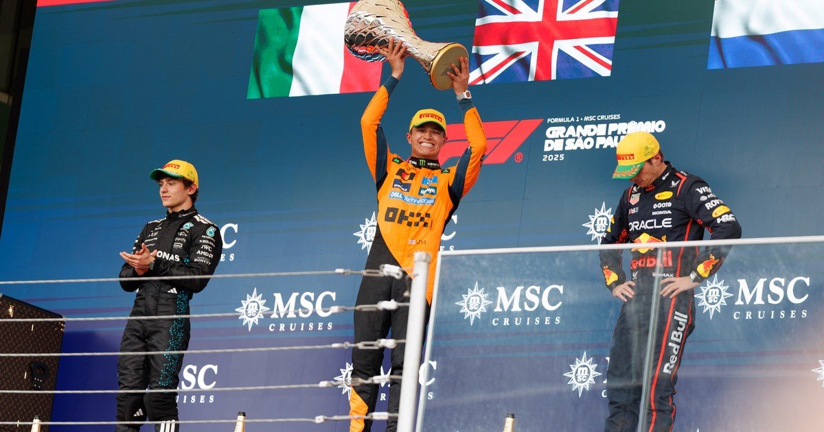 Norris ganó el GP de Brasil y se escapa hacia el título en la Fórmula 1, pero no se puede confiar: mientras Piastri se hunde, Verstappen asoma en el retrovisor