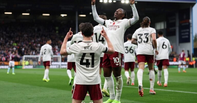 El Arsenal sigue imparable: venció a Burnley y se cortó en la punta de la Premier League