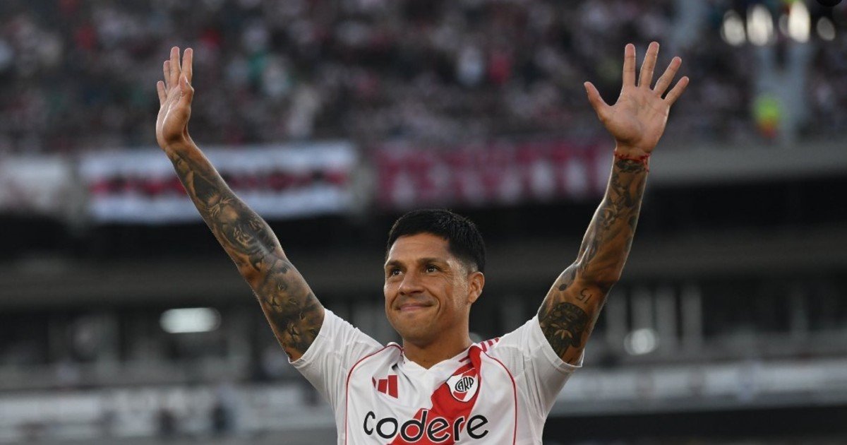 La fría despedida de River a Enzo Pérez