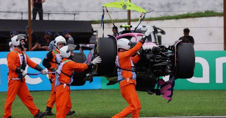 El duro choque de Franco Colapinto en el GP de Brasil: cómo fue el accidente y qué se sabe de su estado