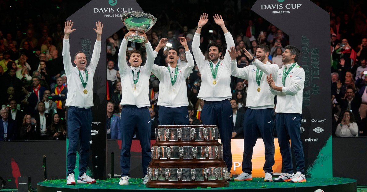 Histórico: sin Jannik Sinner, Italia es campeón de la Copa Davis por tercer año consecutivo