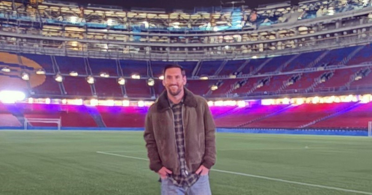 Lionel Messi fue al Camp Nou y le hizo un inesperado guiño a Barcelona: "Ojalá algún día pueda volver y no solo para despedirme como jugador"