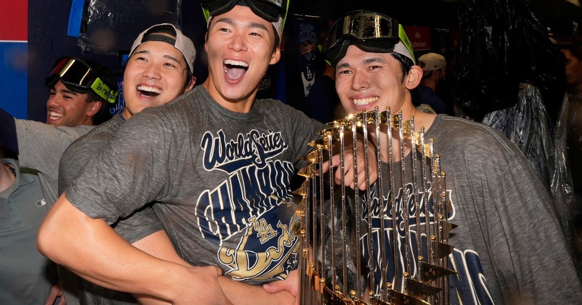 Los Ángeles Dodgers, bicampeones de la MLB de béisbol: la inversión de 1.000 millones de dólares en tres lanzadores japoneses que hicieron historia