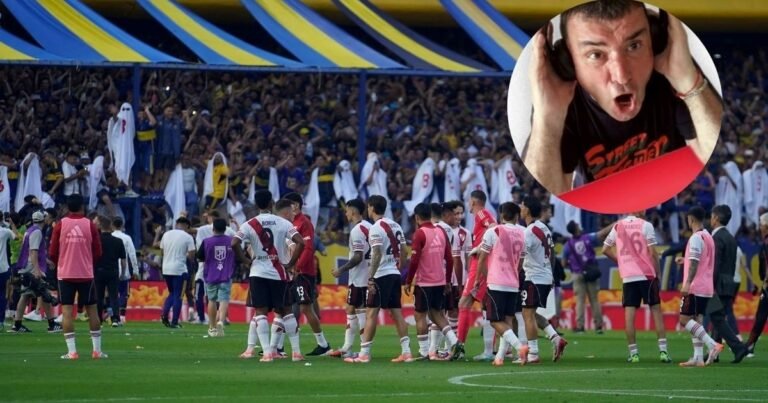 La despiadada crítica de Costa Febre, el relator de River, por la derrota en el Superclásico vs Boca: "Muere con una flecha en el c..."
