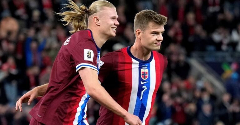 Noruega con Erling Haaland vs Estonia, por las Eliminatorias UEFA al Mundial 2026: minuto a minuto, en directo