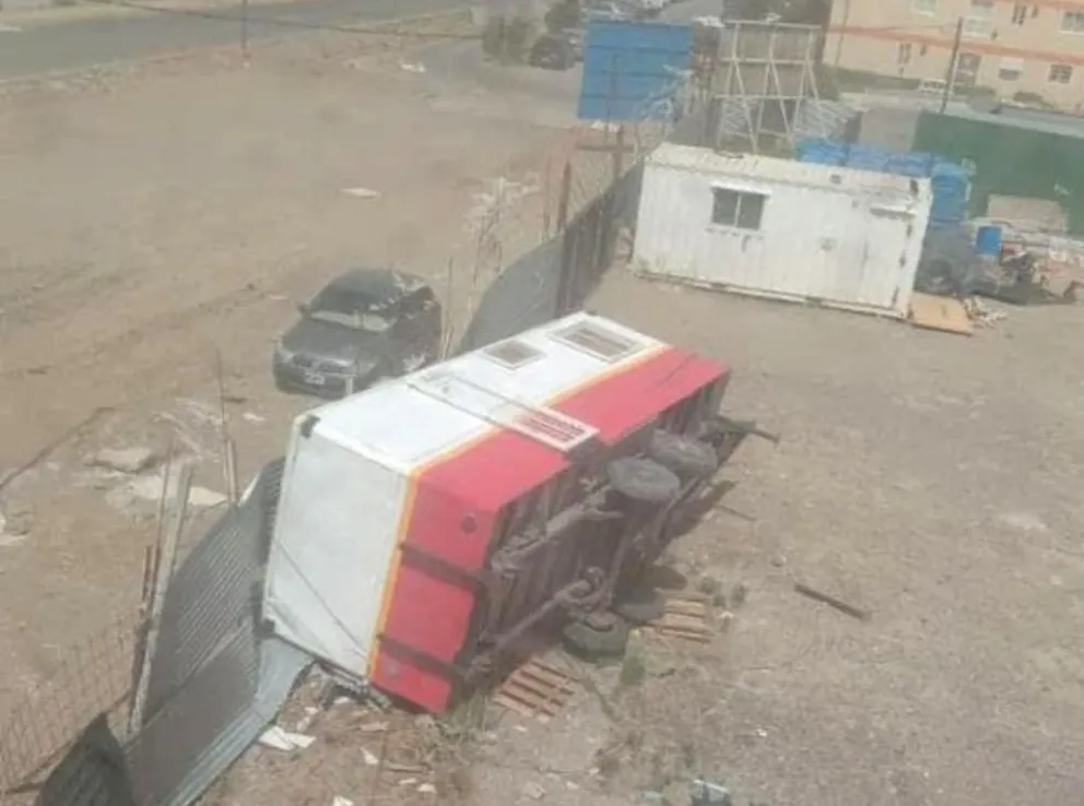 El Aeropuerto registró 150 km/h como máxima alcanzada y se espera un poco de calma durante la noche