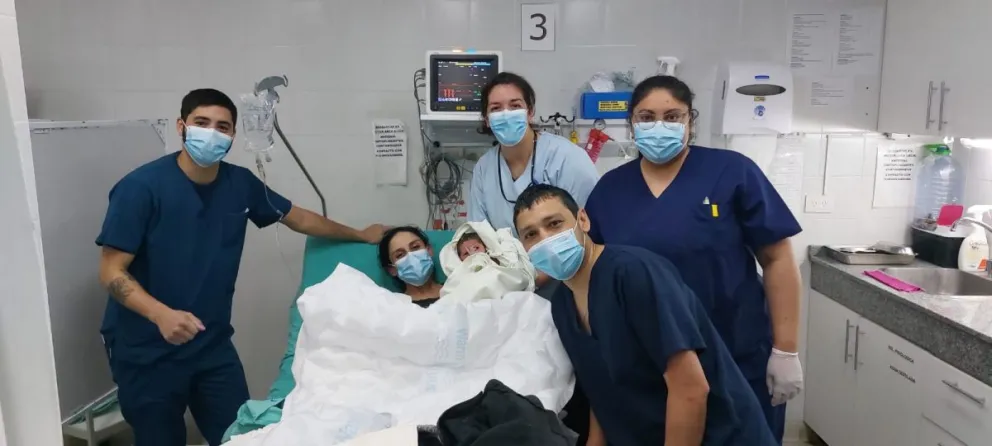 Con fuerza del viento: Mariana nació en medio de la emergencia climática