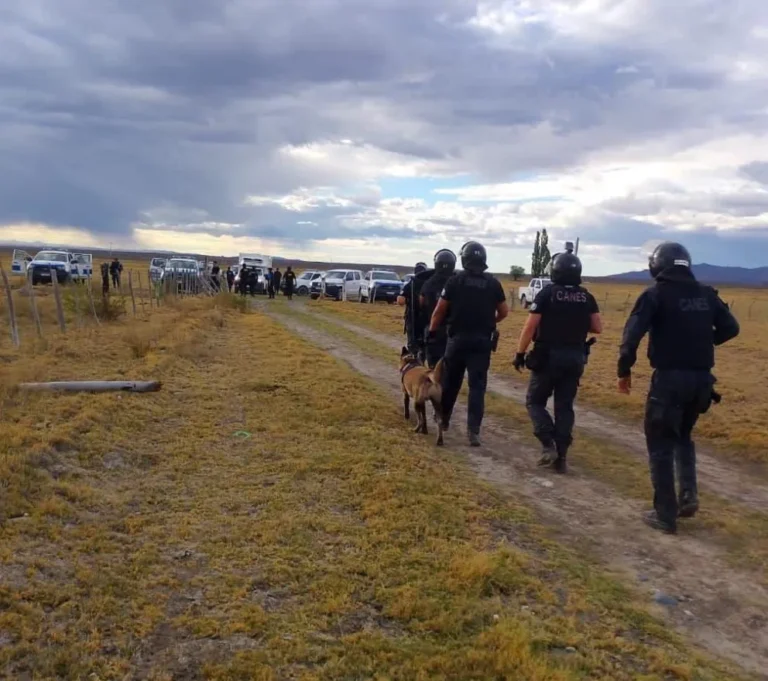 Recuperan campo usurpado en Gualjaina y detienen a integrantes de grupos radicalizados