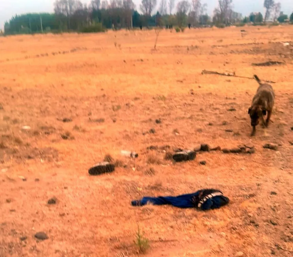 Convicto desaparecido: hallan en el descampado un calzoncillo, un pantalón y zapatillas manchadas con sangre