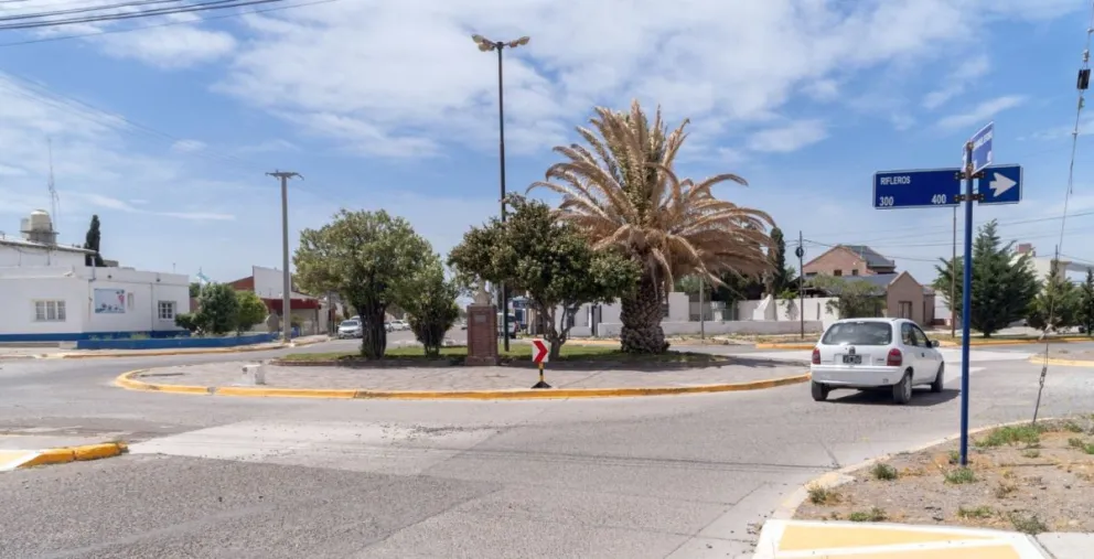 Rawson: finalizó la restauración de la rotonda de acceso a Playa Unión y quedó habilitada al tránsito