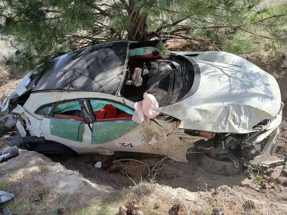 Maniobras impudentes, vuelco y heridos en un evento de Ferrari en Neuquén