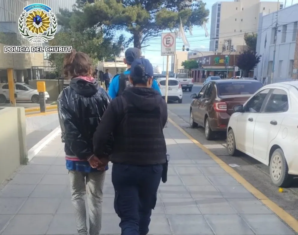 Control policial en Comodoro deriva en la detención de una prófuga