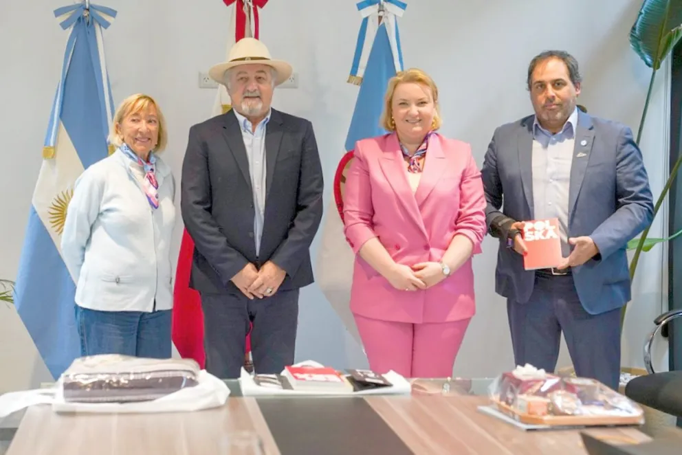 Othar recibió a la cónsul de Polonia y avanzan en una agenda común de cooperación