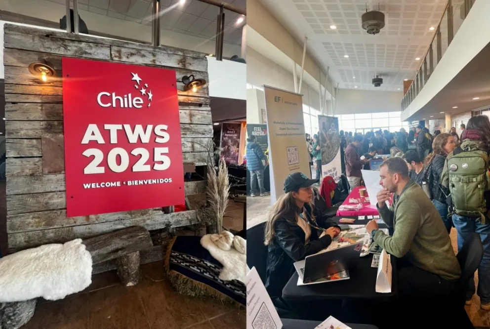 Chubut fortalece el Turismo de Aventura con presencia en la Cumbre Mundial realizada en Chile