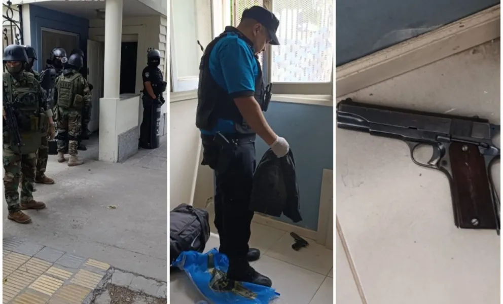 Incautan arma de fuego tras allanamiento en Trelew