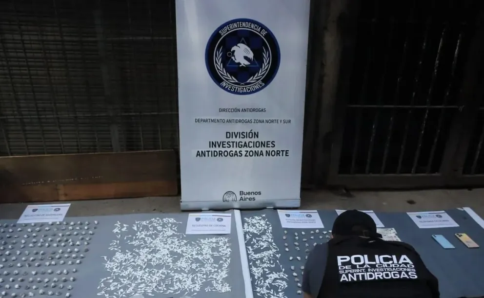 Narcomenudeo: incautaron más de 1700 dosis de estupefacientes