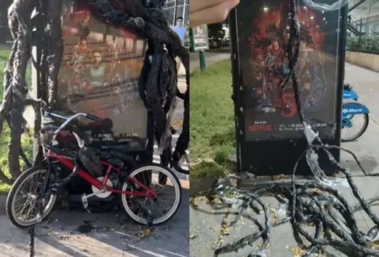 Robaron la bici de "Stranger Things" en pleno centro porteño y estallaron las redes