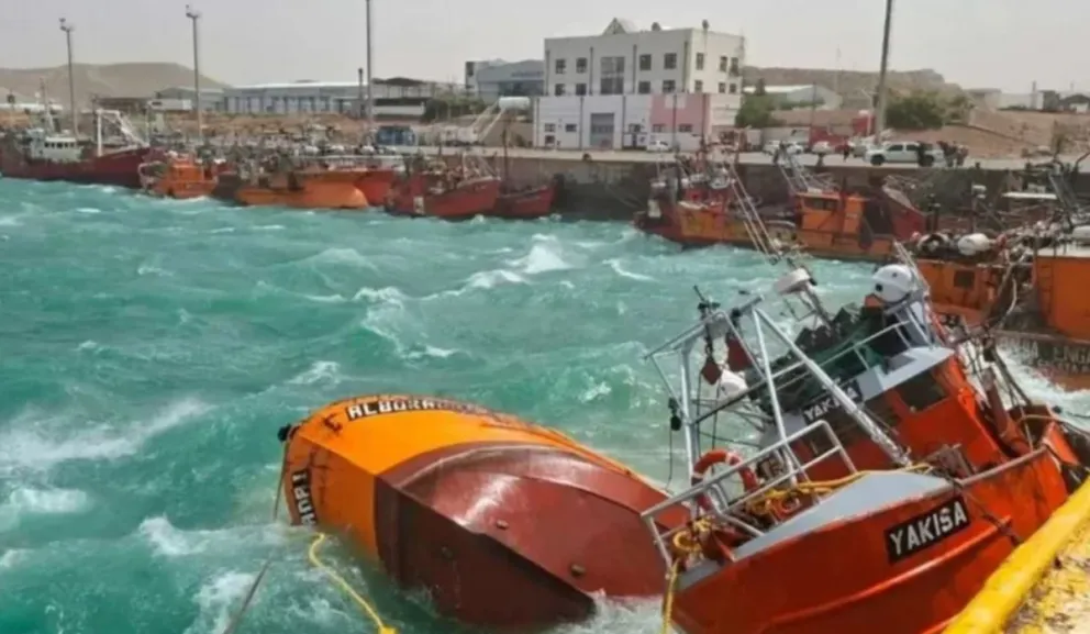 Santa Cruz: Inicia el plan de recuperación de barcos hundidos por el temporal