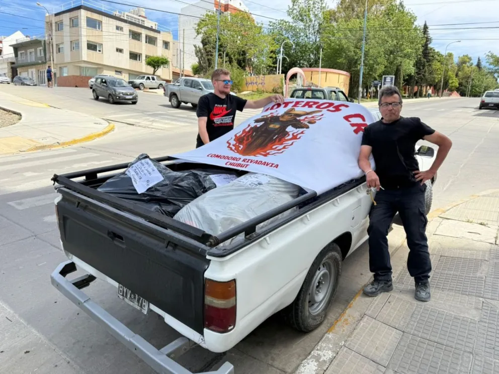 Moteros CR envió los insumos recolectados para combatir los incendios a la cordillera