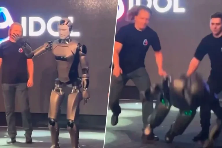 Rusia: AIdol, el primer robot humanoide ruso cae en su presentación oficial