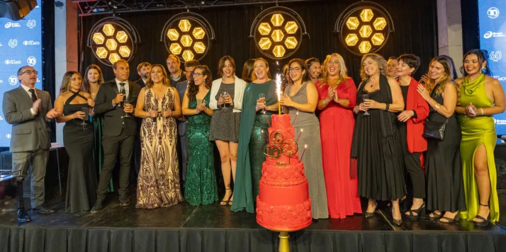 Canal 10 de Mar del Plata festejó los 60 años con una espectacular fiesta