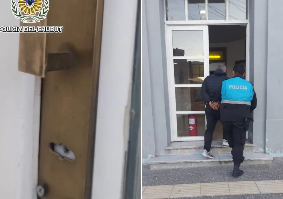 Intentó forzar la cerradura de un local céntrico y terminó detenido