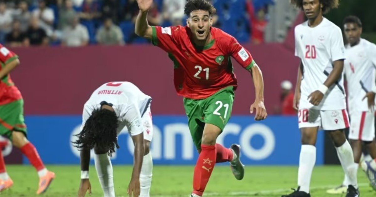 Marruecos aplastó 16 a 0 a Nueva Caledonia en el Sub-17 y logró la mayor goleada en la historia de los mundiales
